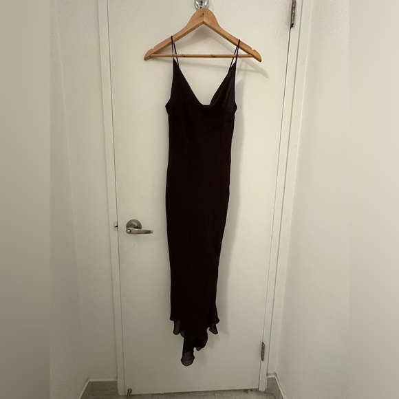 Vintage Vertice mash and satin layered dress - Picture 3 of 6